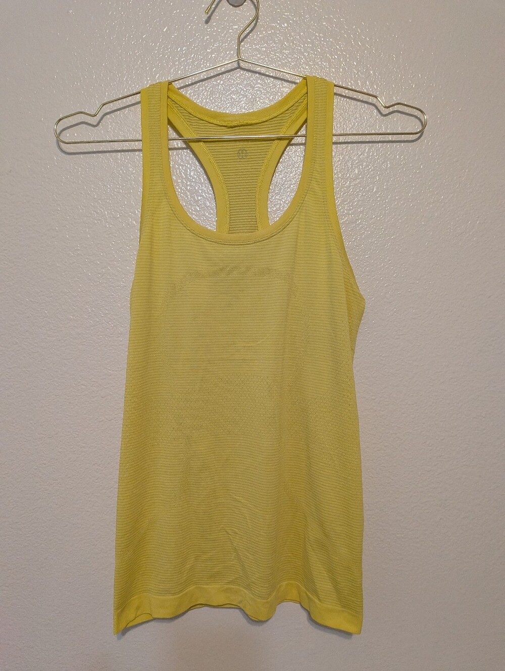 Lululemon Swiftly Tech Racerback Tank Top 2.0 BEAY YELLOW Sz. 6